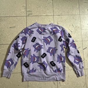 Pokemon Gengar purple Sweater